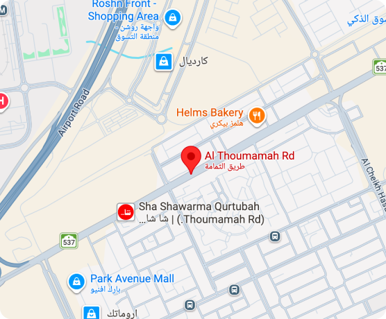 Nowlun Saudi Arabia office map