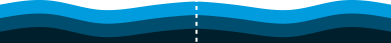 Decorative wave illustration at the bottom of the all solutions hero on mobile