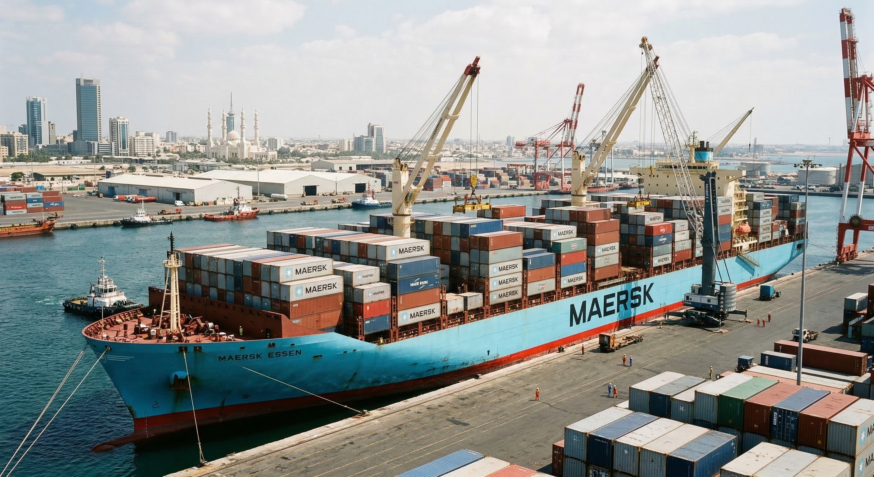 Maersk AE19 Service Added to Jeddah Islamic Port to Enhance Maritime Connectivity