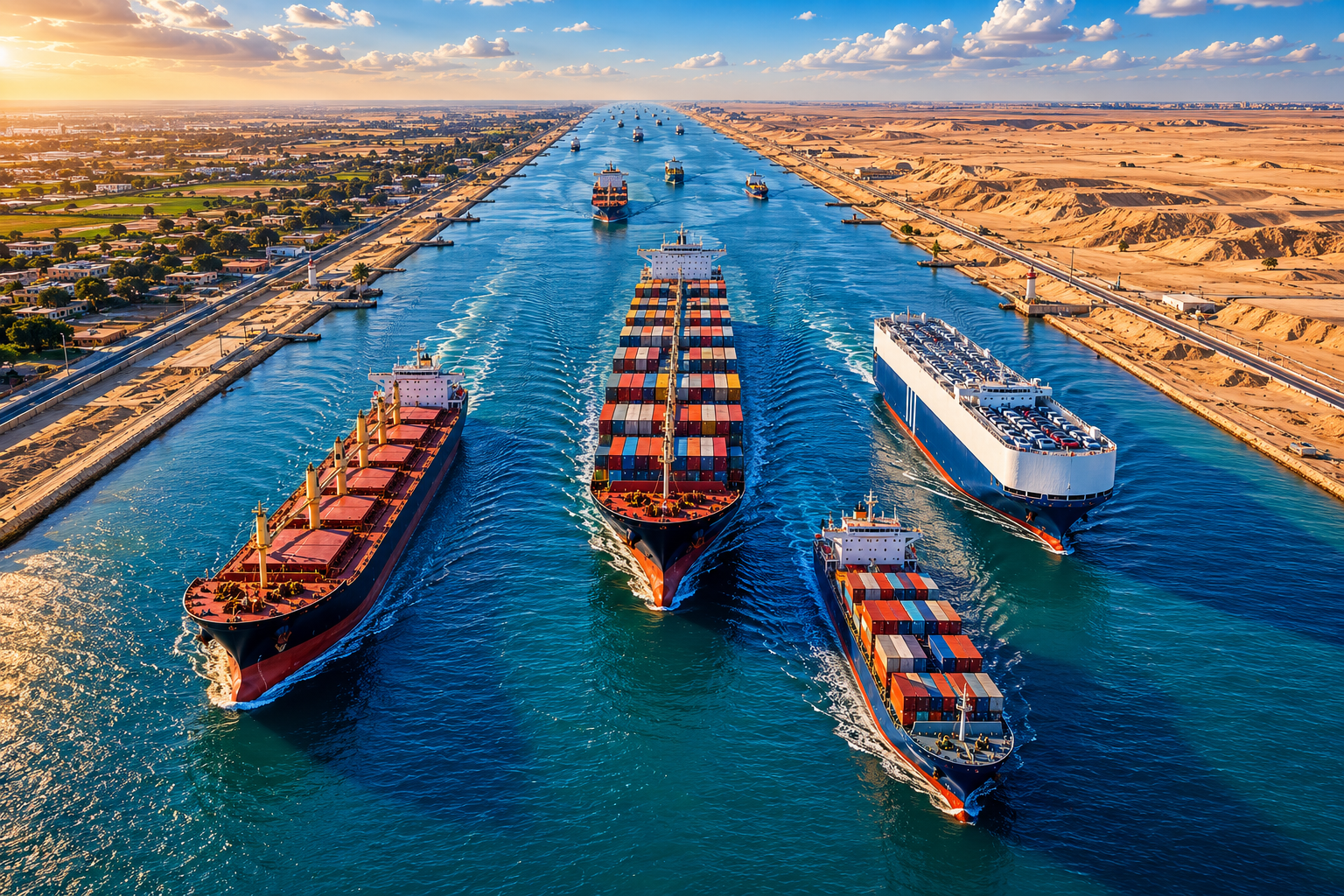 Suez Canal Authority Extends Transit Incentives for Container, Car Carrier, and Dry Bulk Vessels Through End of 2026 
